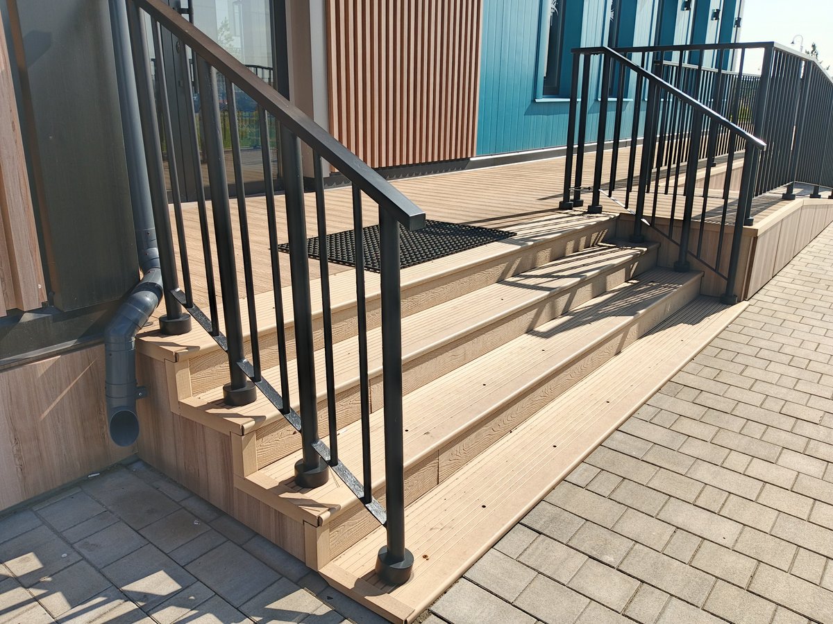 staircase to the office building
